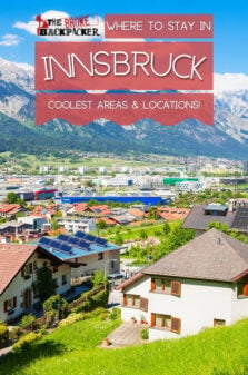 Where to Stay in Innsbruck Pinterest Image
