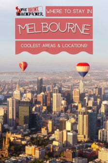 Where to Stay in Melbourne Pinterest Image