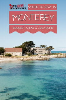 Where to Stay in Monterey Pinterest Image