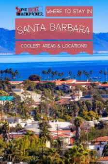 Where to Stay in Santa Barbara Pinterest Image