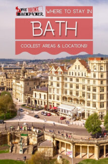 Where to Stay in Bath Pinterest Image