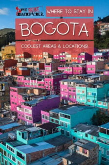 where to stay in Bogota Pinterest Image