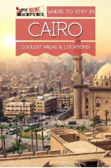 Where to Stay in Cairo Pinterest Image
