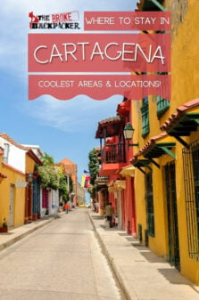 Where to stay in Cartagena Pinterest Image