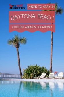 Where to Stay in Daytona Beach Pinterest Image