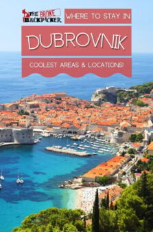 Where to Stay in Dubrovnik Pinterest Image