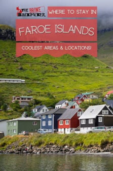 Where to Stay in Faroe Islands Pinterest Image