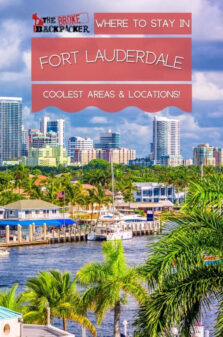 Where to Stay in Fort Lauderdale Pinterest Image