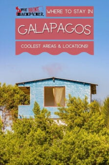 Where to Stay in Galapagos Pinterest Image