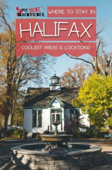 Where to Stay in Halifax Pinterest Image