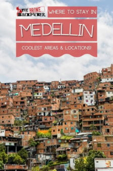 where to stay in Medellin Pinterest Image