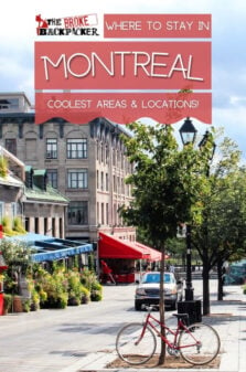 where to stay in Montreal Pinterest Image