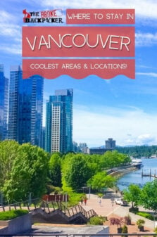 Where to Stay in Vancouver Pinterest Image
