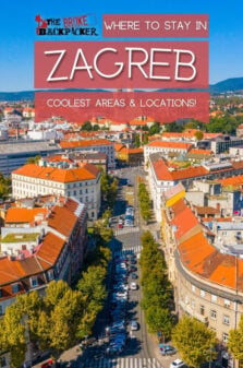 Where to Stay in Zagreb Pinterest Image