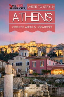 where to stay in Athens Pinterest Image