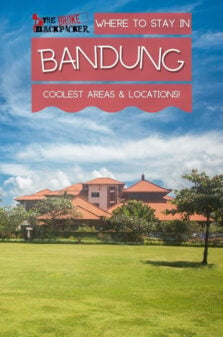 Where to Stay in Bandung Pinterest Image