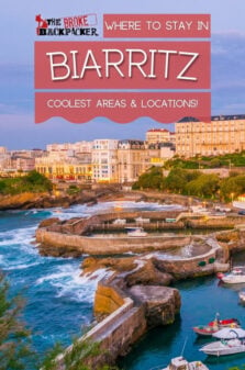 Where to Stay in Biarritz Pinterest Image