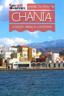 Where to Stay in Chania Pinterest Image