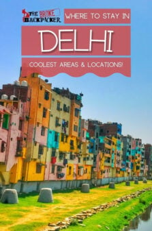 Where to Stay in Delhi Pinterest Image