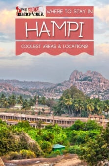 Where to Stay in Hampi Pinterest Image