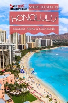 Where to stay in Honolulu Pinterest Image