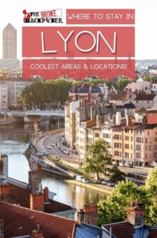 Where to Stay in Lyon Pinterest Image