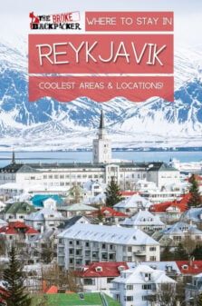 Where to stay in Reykjavik Pinterest Image