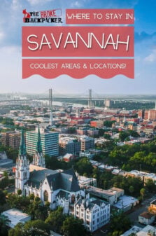 Where to Stay in Savannah Pinterest Image
