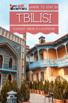 Where to Stay in Tbilisi Pinterest Image