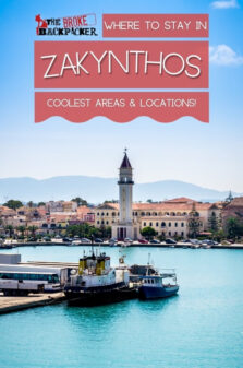 Where to Stay in Zakynthos Pinterest Image