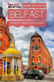 Where to Stay in Belfast Pinterest Image