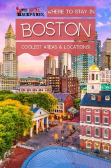 Where to Stay in Boston Pinterest Image