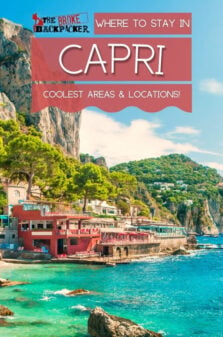 Where to Stay in Capri Pinterest Image