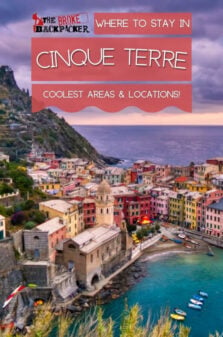 Where to Stay in Cinque Terre Pinterest Image