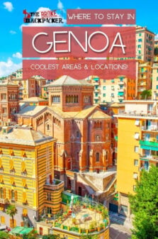Where to Stay in Genoa Pinterest Image