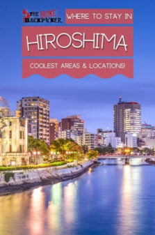Where to Stay in Hiroshima Pinterest Image
