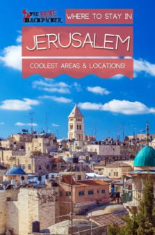 Where to Stay in Jerusalem Pinterest Image
