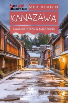 Where to Stay in Kanazawa Pinterest Image