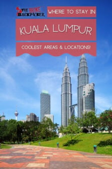 Where to Stay in Kuala Lumpur Pinterest Image