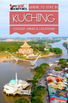 Where to Stay Kuching Pinterest Image