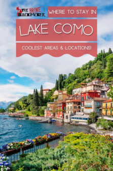 Where to Stay in Lake Como Pinterest Image