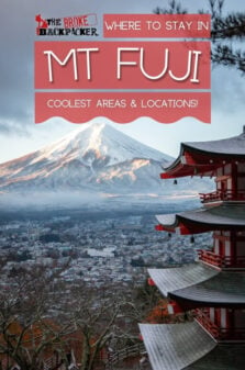 Where to Stay in Mt Fuji Pinterest Image