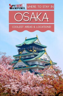 Where to Stay in Osaka Pinterest Image