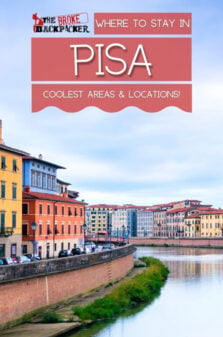 Where to Stay in Pisa Pinterest Image