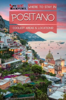 Where to Stay in Positano Pinterest Image