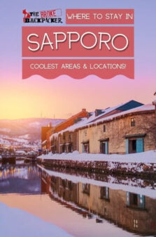 Where to Stay in Sapporo Pinterest Image