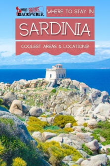 Where to Stay in Sardinia Pinterest Image