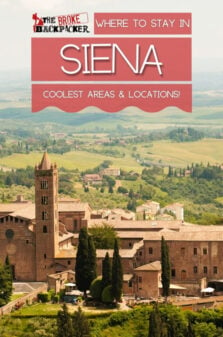 Where to Stay Siena Pinterest Image
