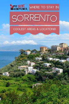 Where to Stay in Sorrento Pinterest Image