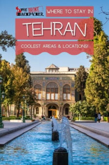 Where to Stay in Tehran Pinterest Image